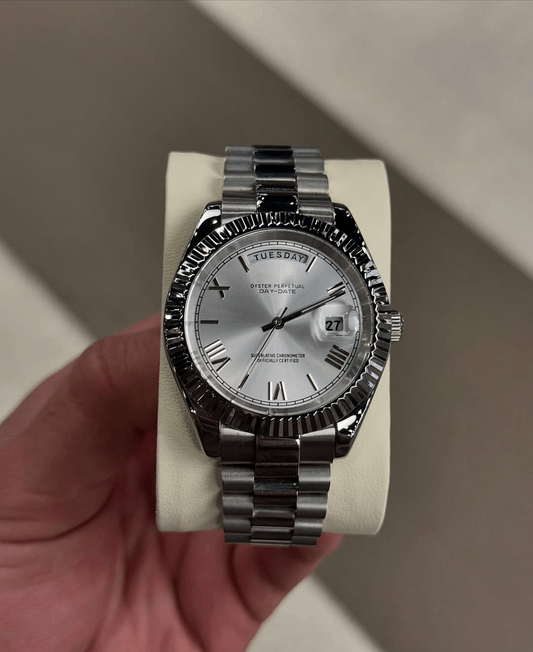 Day & Date Platinum Roman Dial