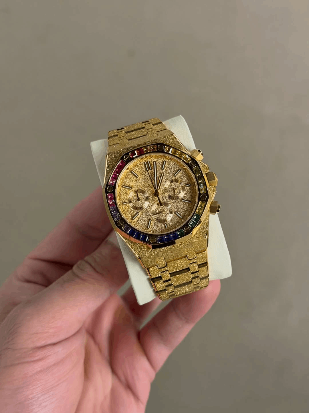 Octagonal Frozen Rainbow Dial
