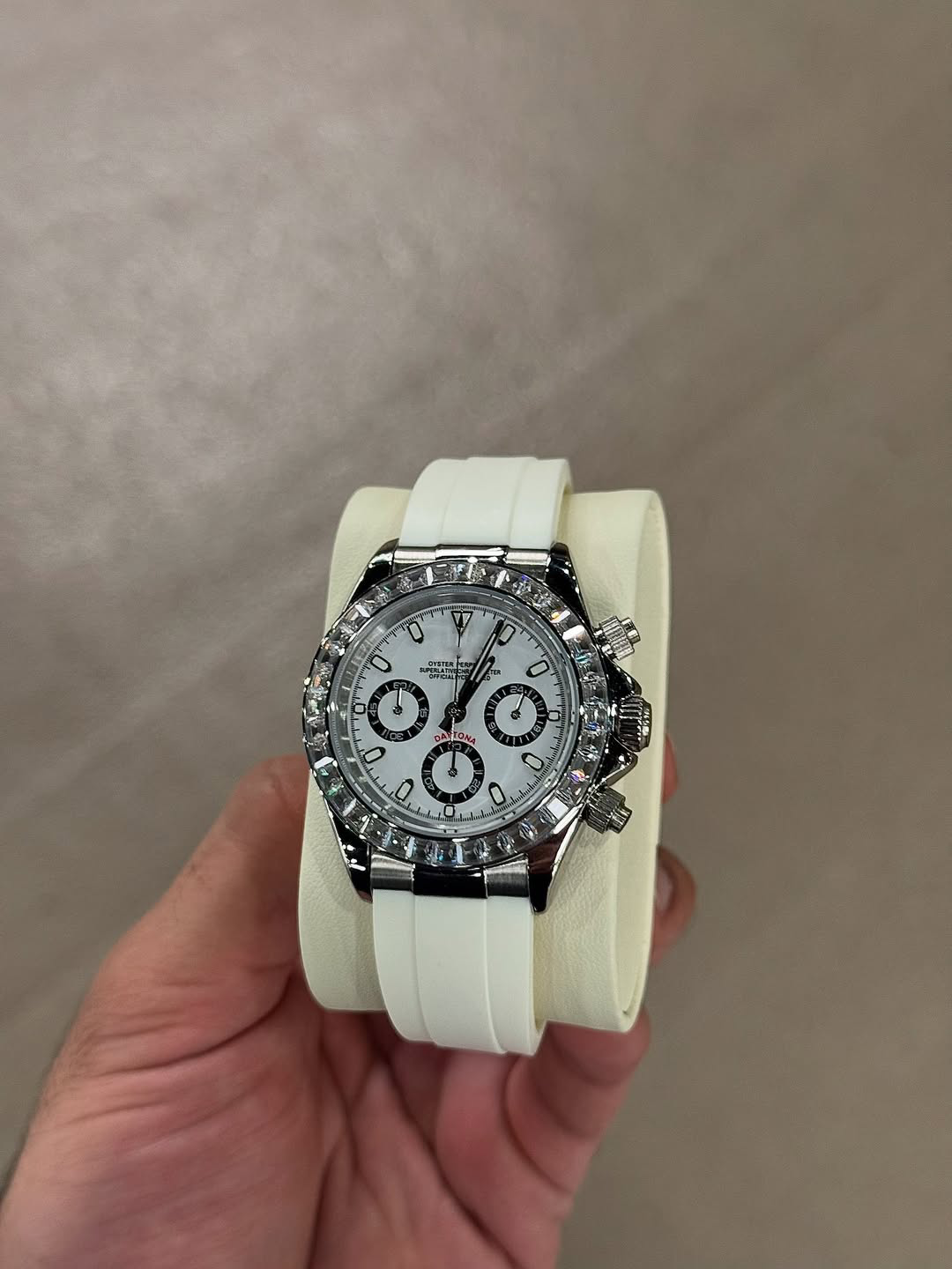 Chronograph White Diamond Flex Dial