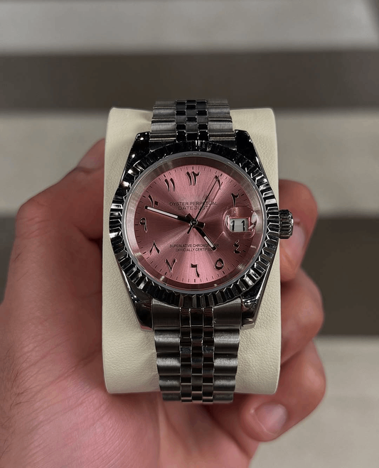 Classic Date Pink Arabic Dial