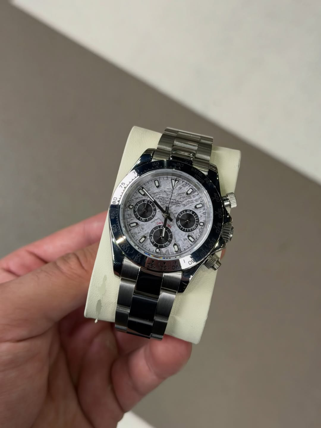 Chronograph Platinum Meteorite Dial