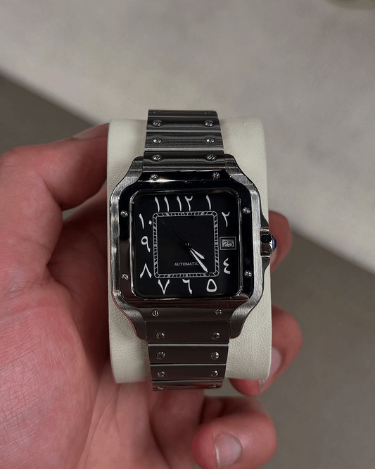 Square Black Arabic Dial