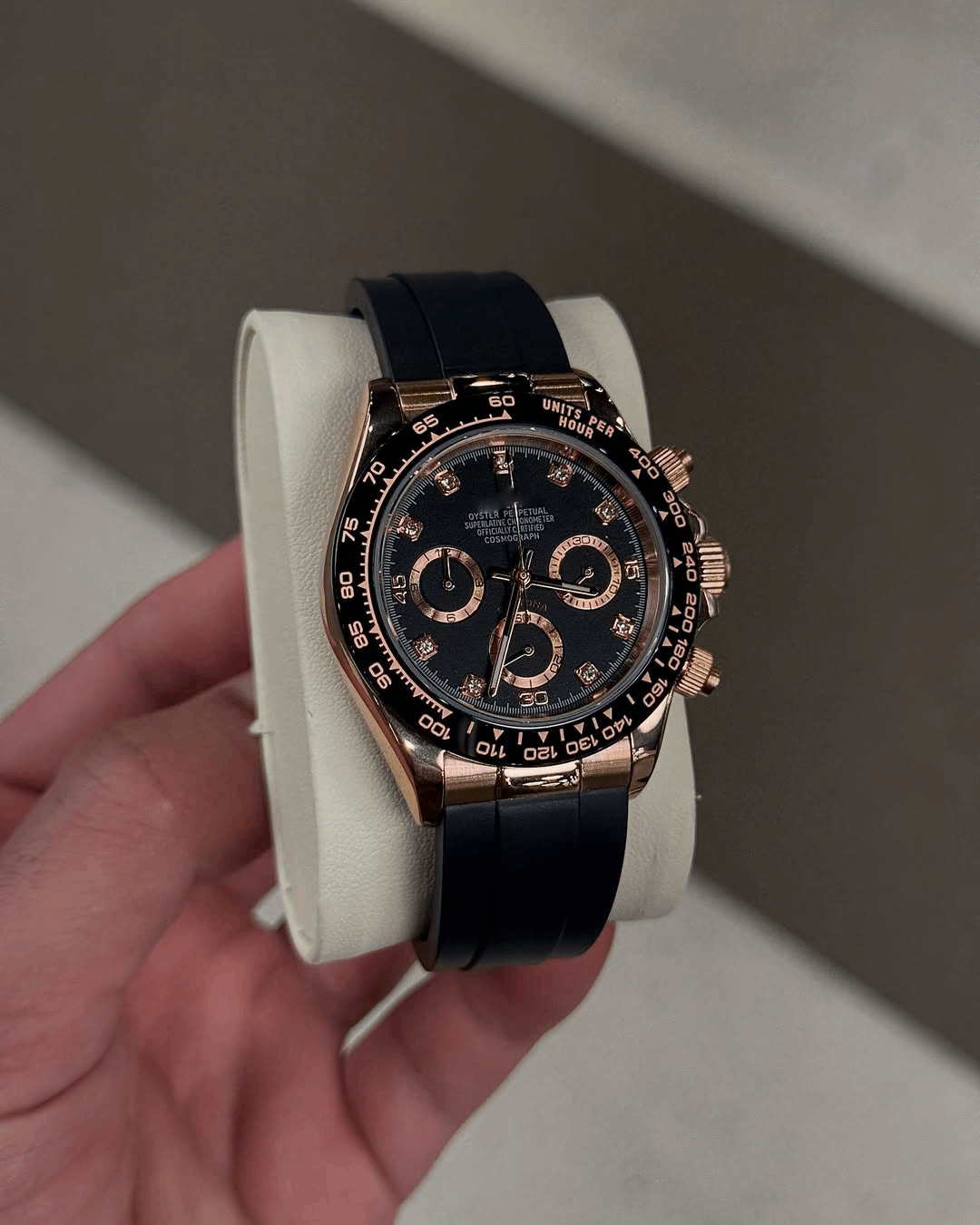 Chronograph Bronze Diamond Dial