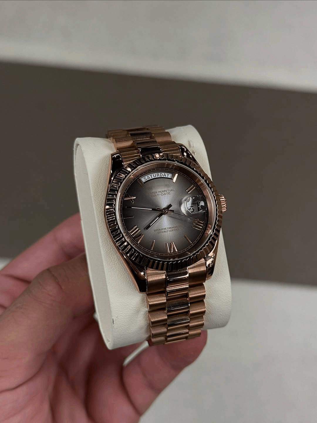 Day & Date Arctic Rose Dial