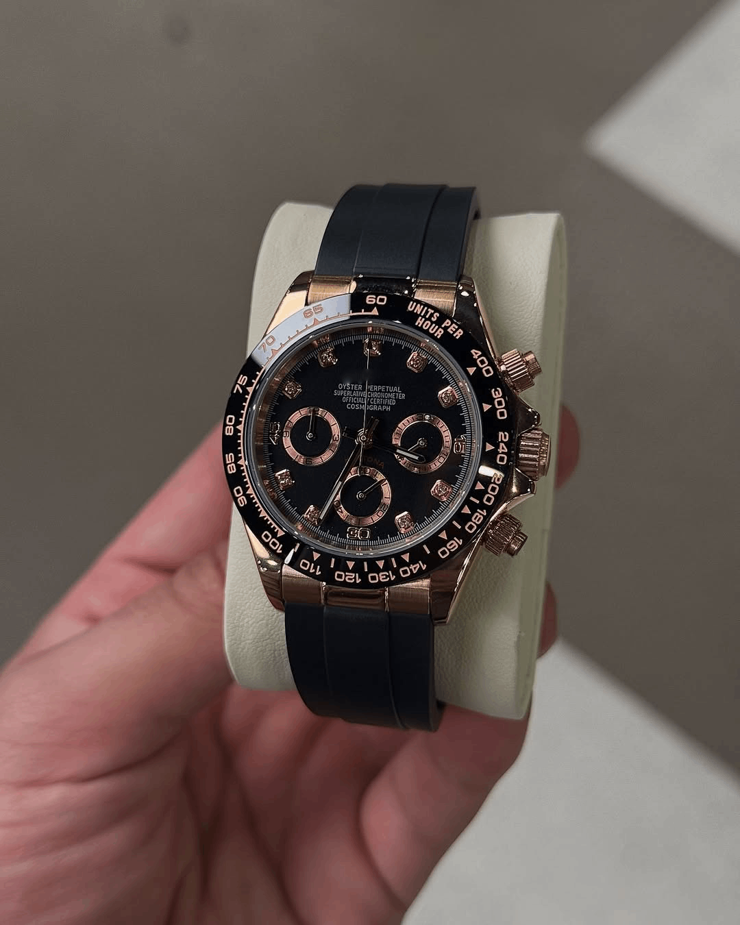 Chronograph Bronze Diamond Dial