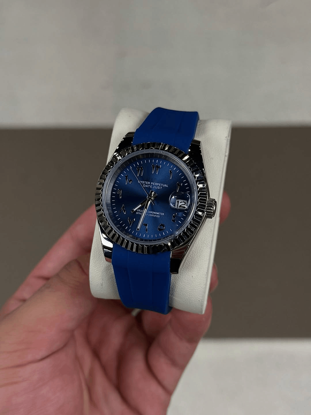 Classic Date Sapphire Blue Flex