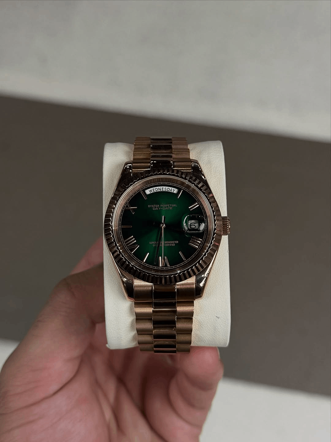 Day & Date Royal Green Dial