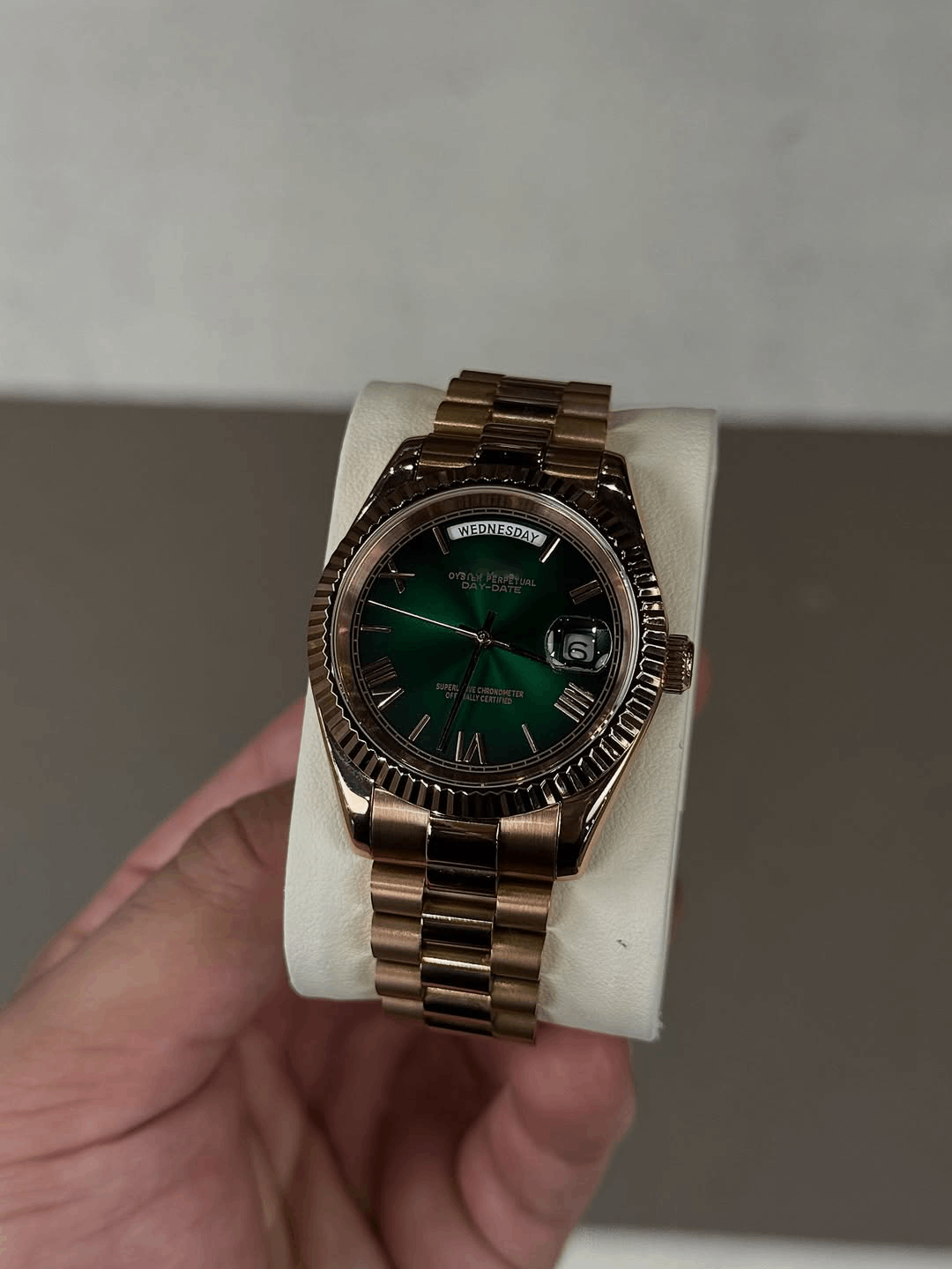 Day & Date Royal Green Dial