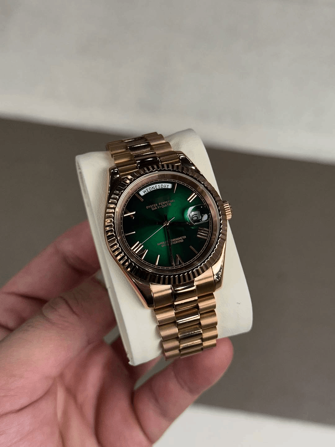 Day & Date Royal Green Dial