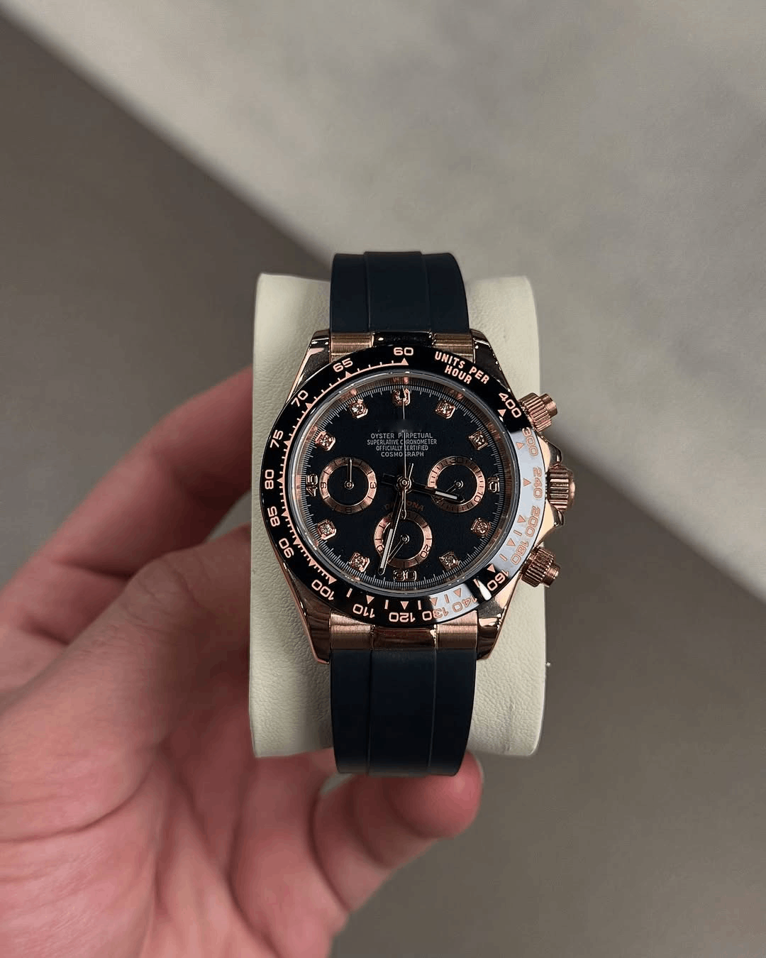Chronograph Bronze Diamond Dial