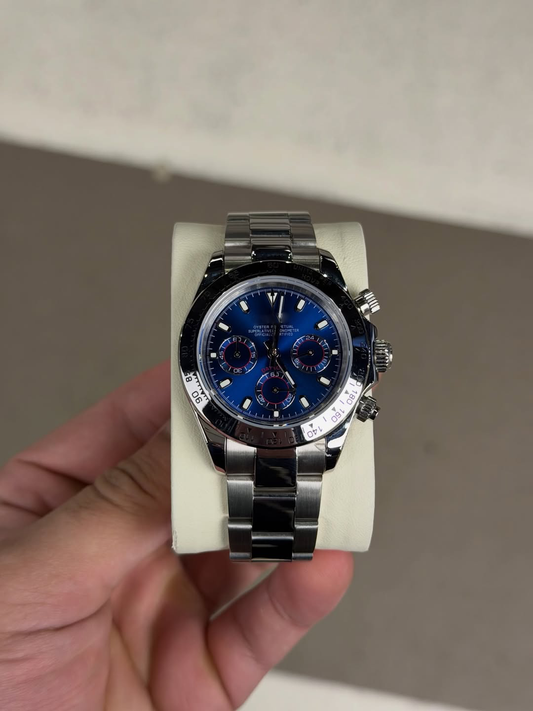Chronograph Track Dial Blue