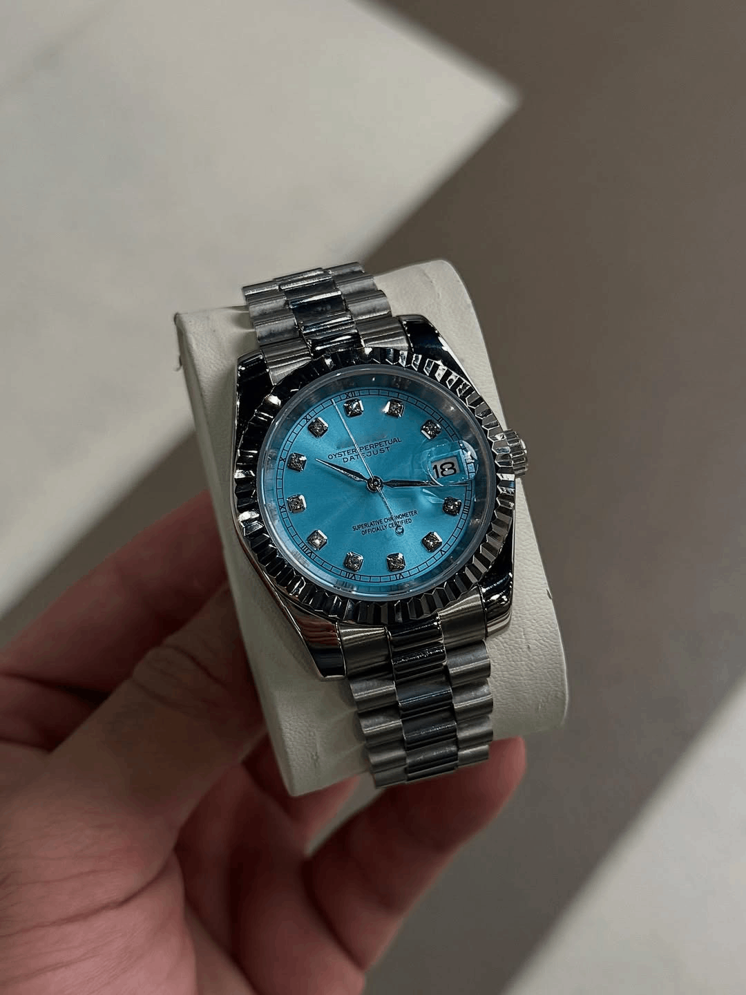 Classic Date Tiffany Diamond Dial