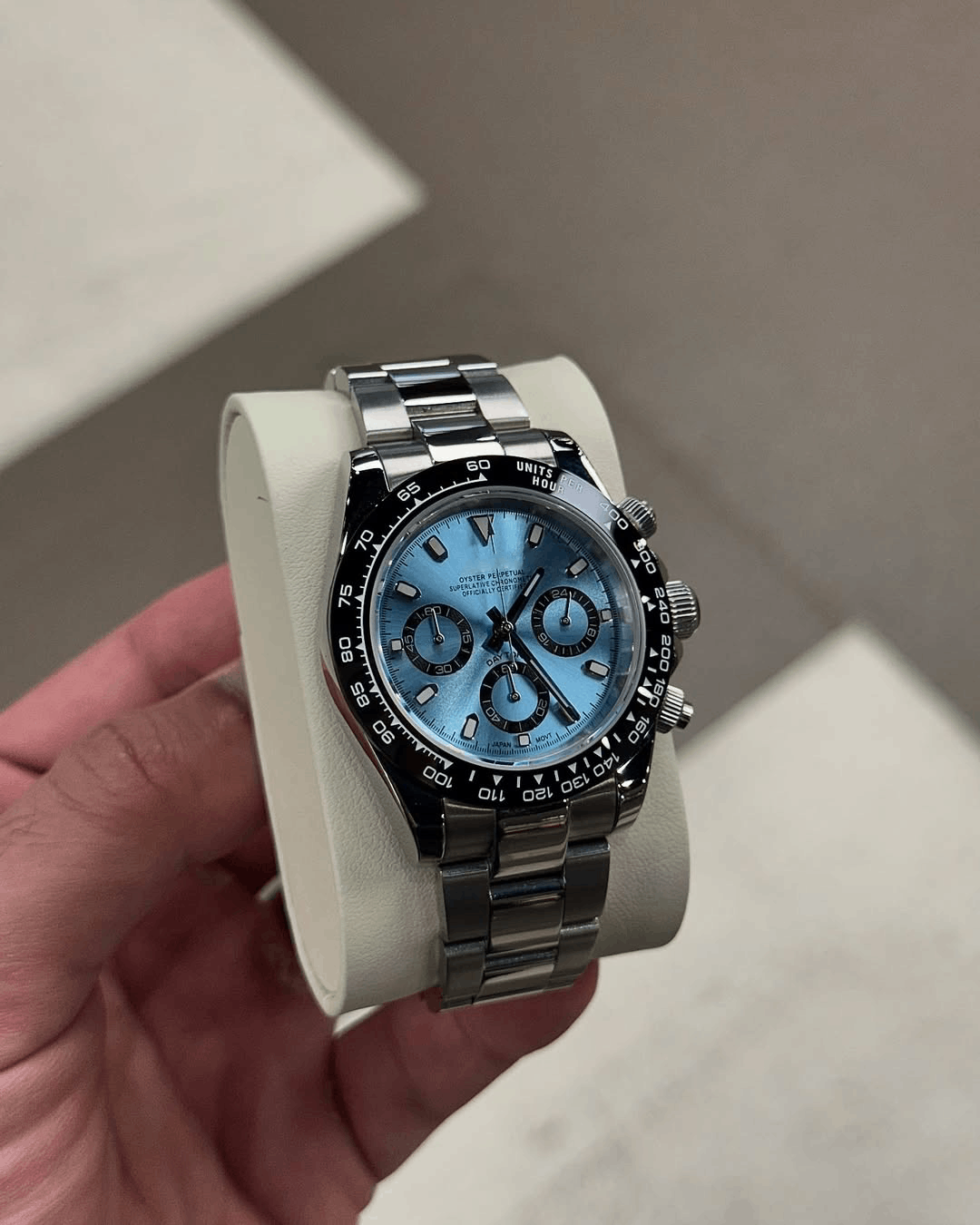 Chronograph Ice Blue Dial