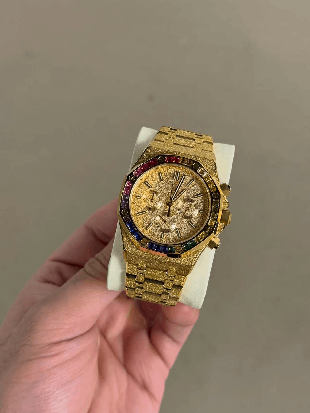Octagonal Frozen Rainbow Dial