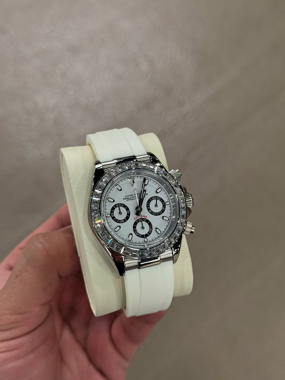 Chronograph White Diamond Flex Dial