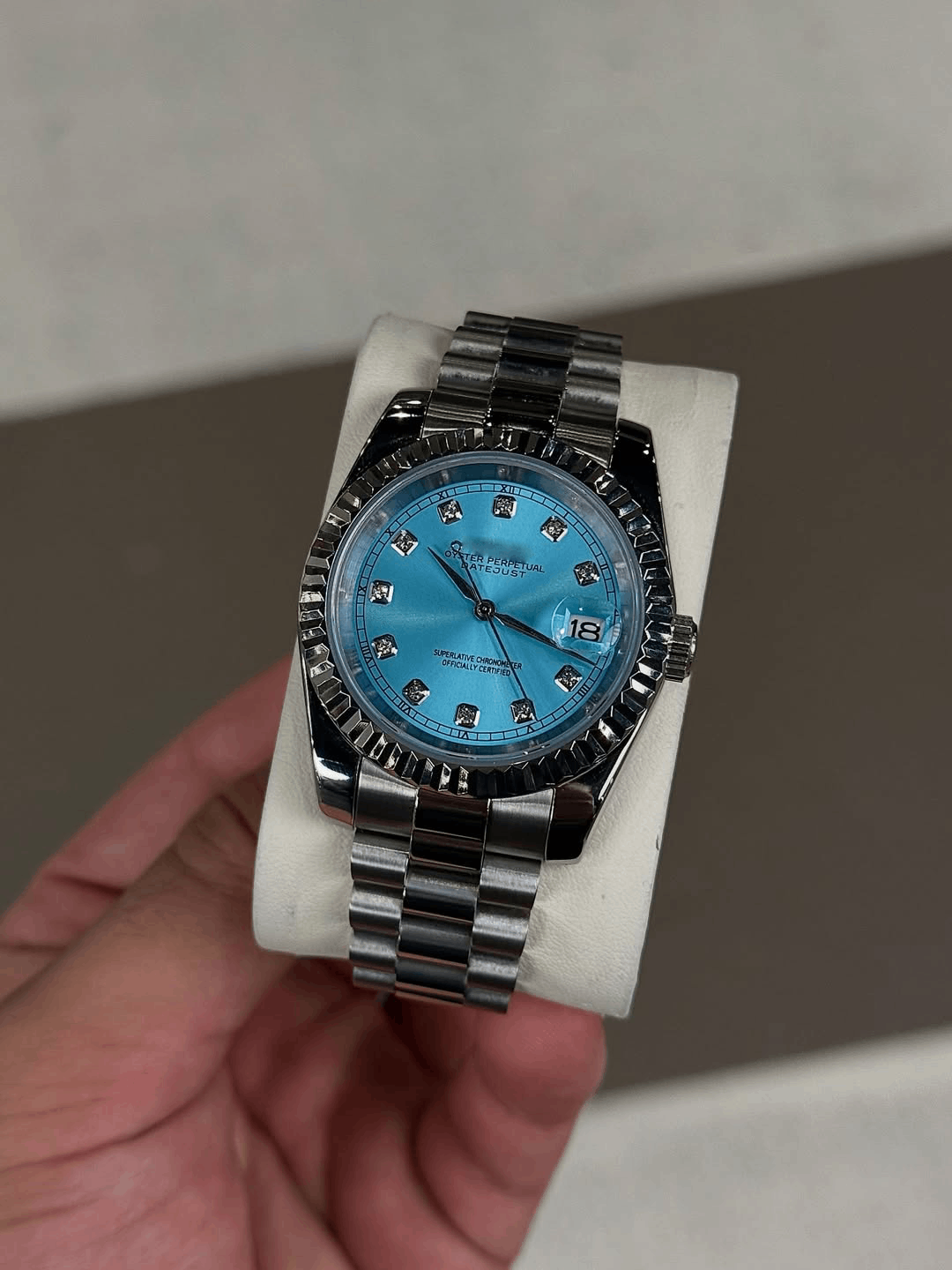 Classic Date Tiffany Diamond Dial