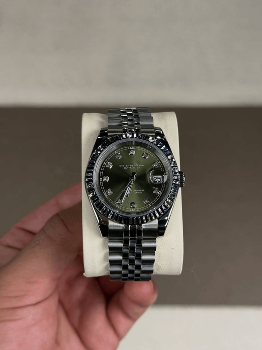 Classic Date Olive Diamond Dial