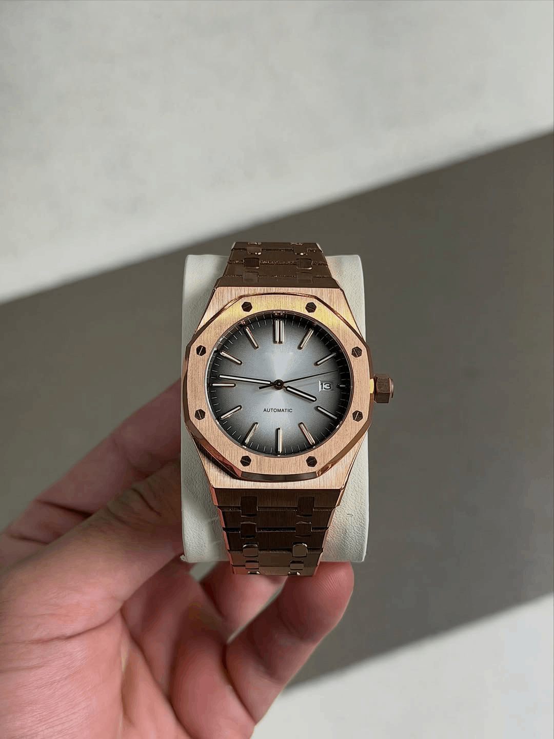 Octagonal Ombre Bronze Dial