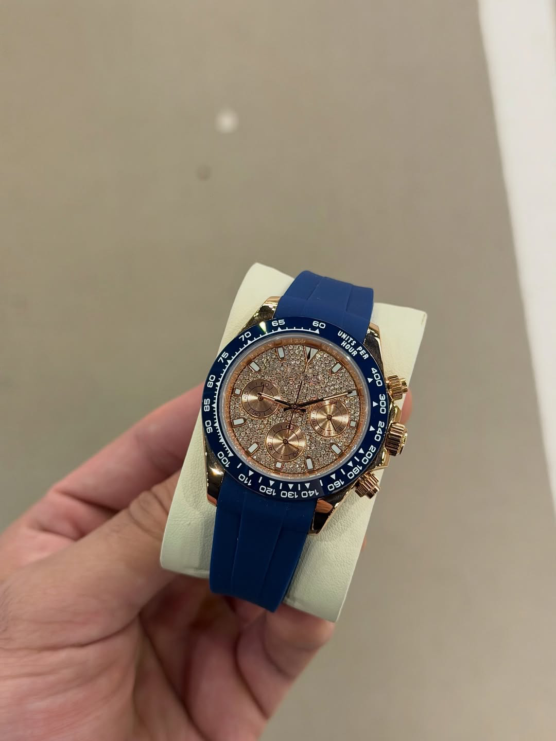 Chronograph Dark Blue Flex