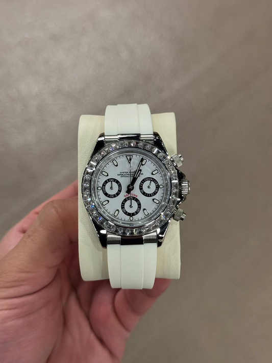 Chronograph White Diamond Flex Dial