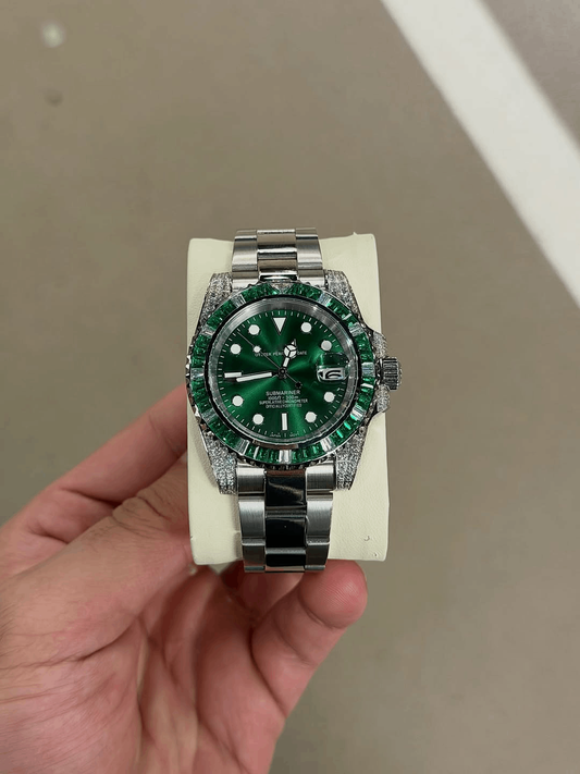GMT Raven Green Diamond Dial