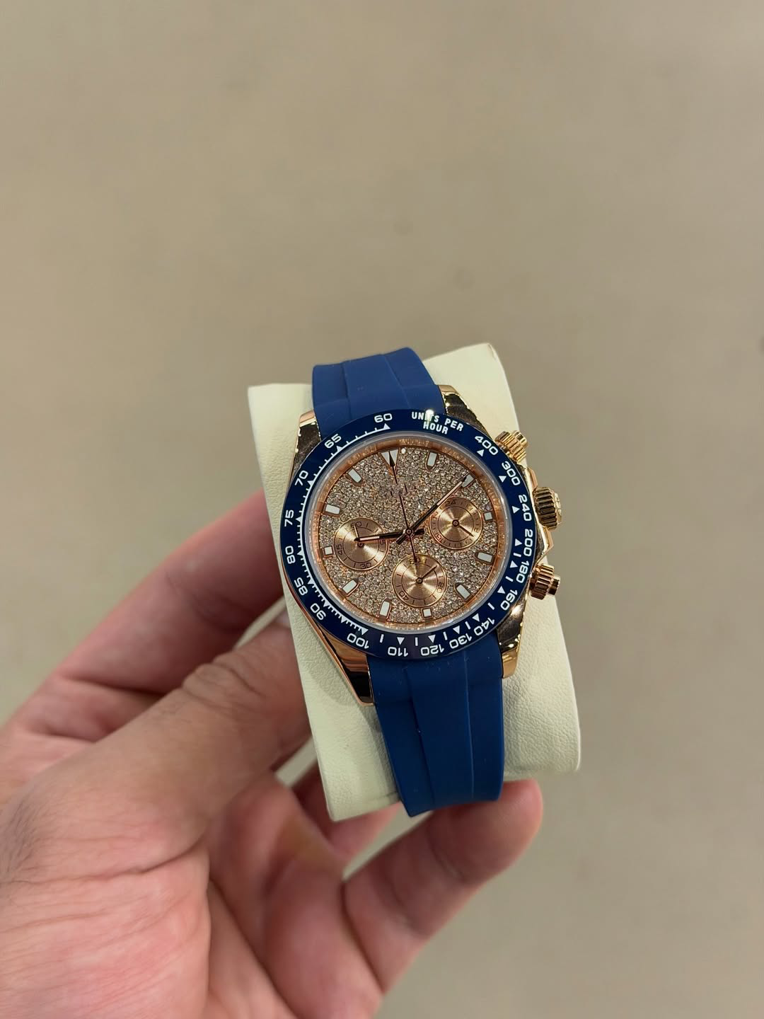 Chronograph Dark Blue Flex