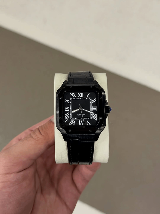 Square Batman Leather Strap