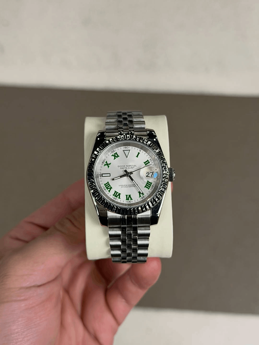 Classic Date Hunter Green Dial