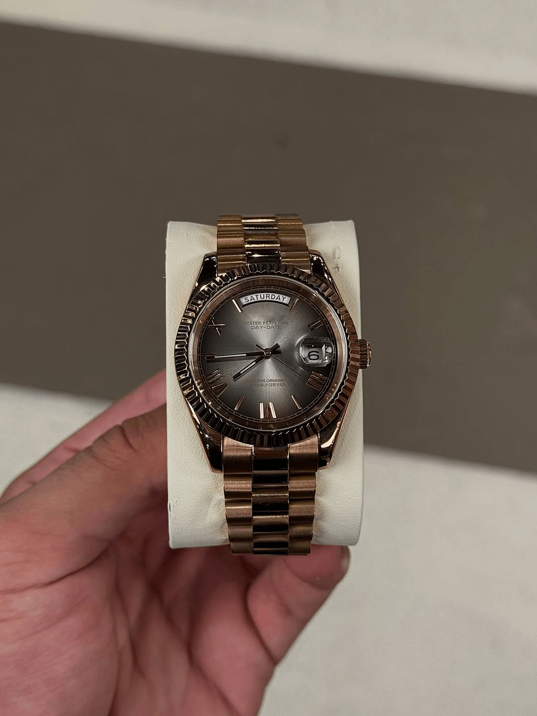 Day & Date Arctic Rose Dial