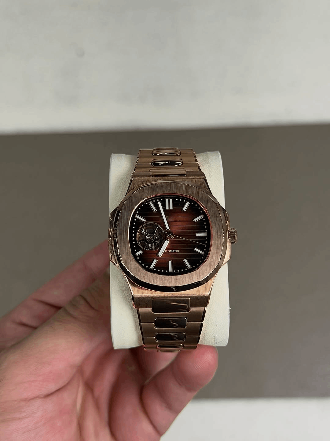 Nautic Rose gold Open heart
