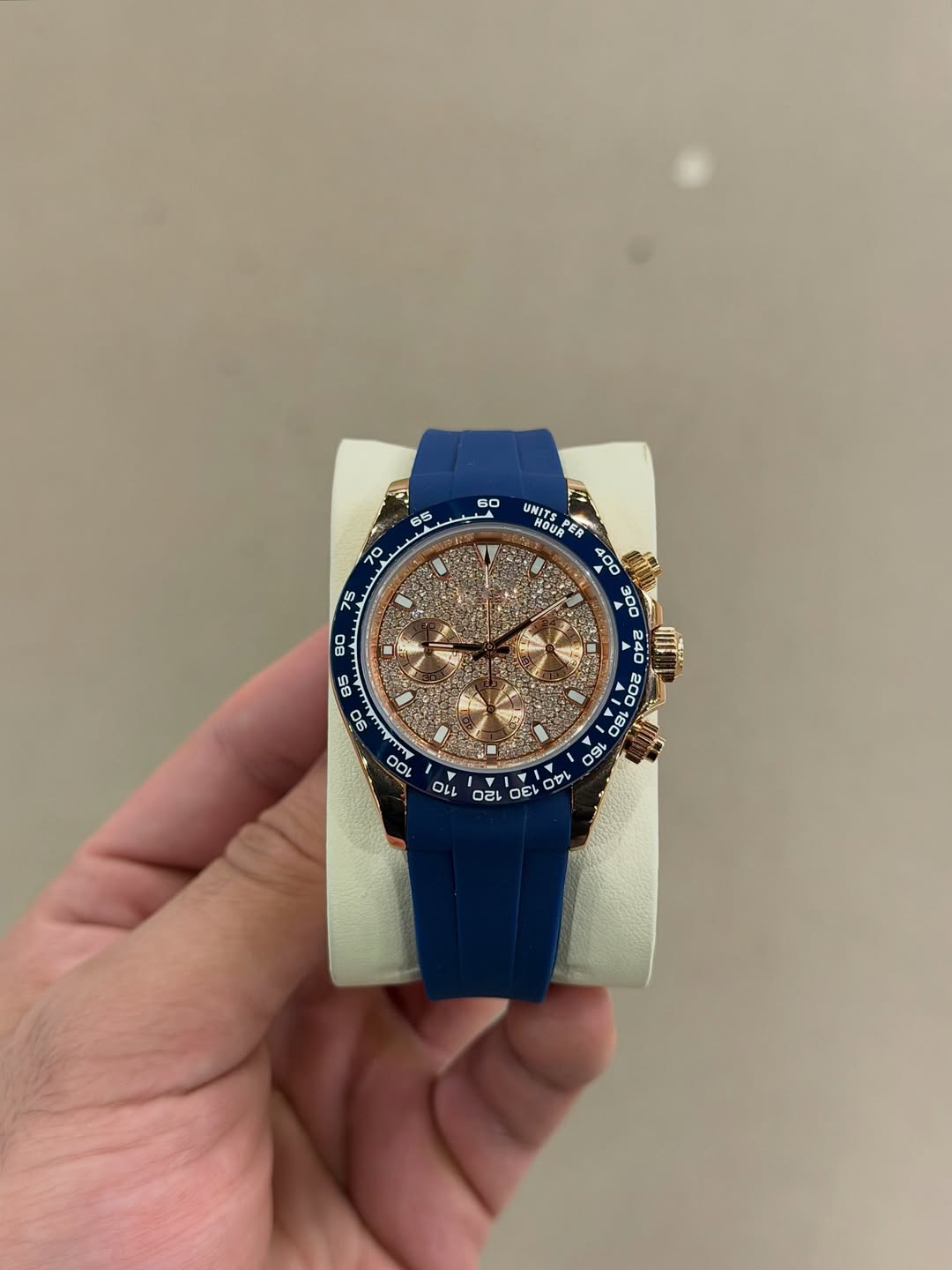 Chronograph Dark Blue Flex