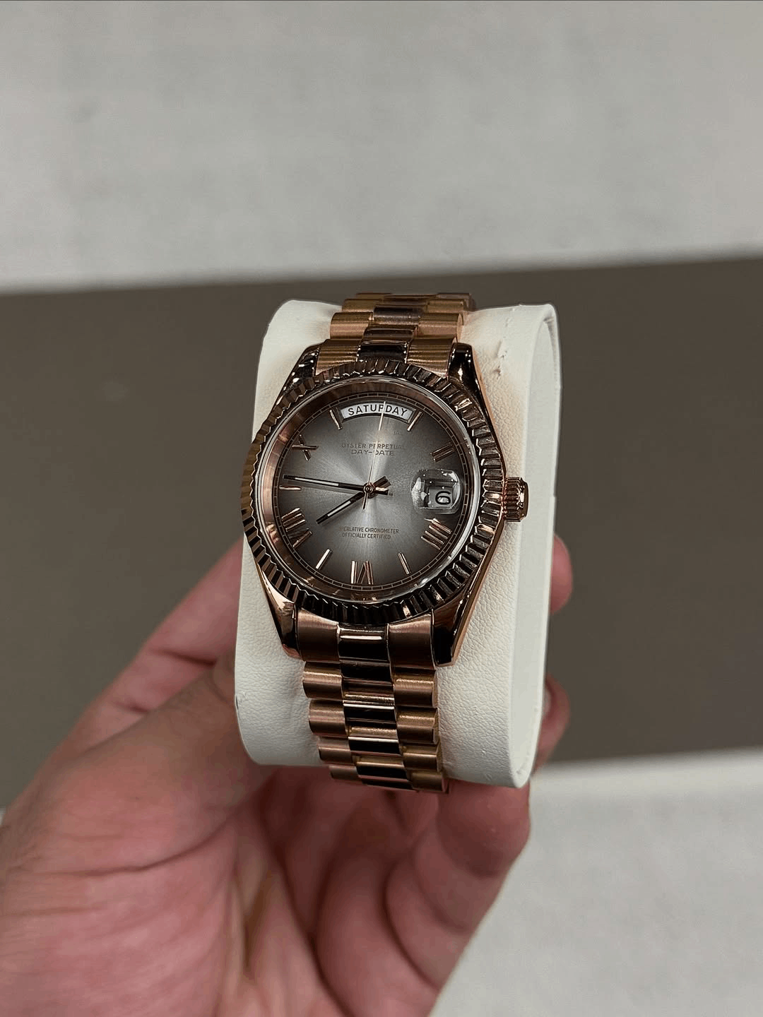 Day & Date Arctic Rose Dial