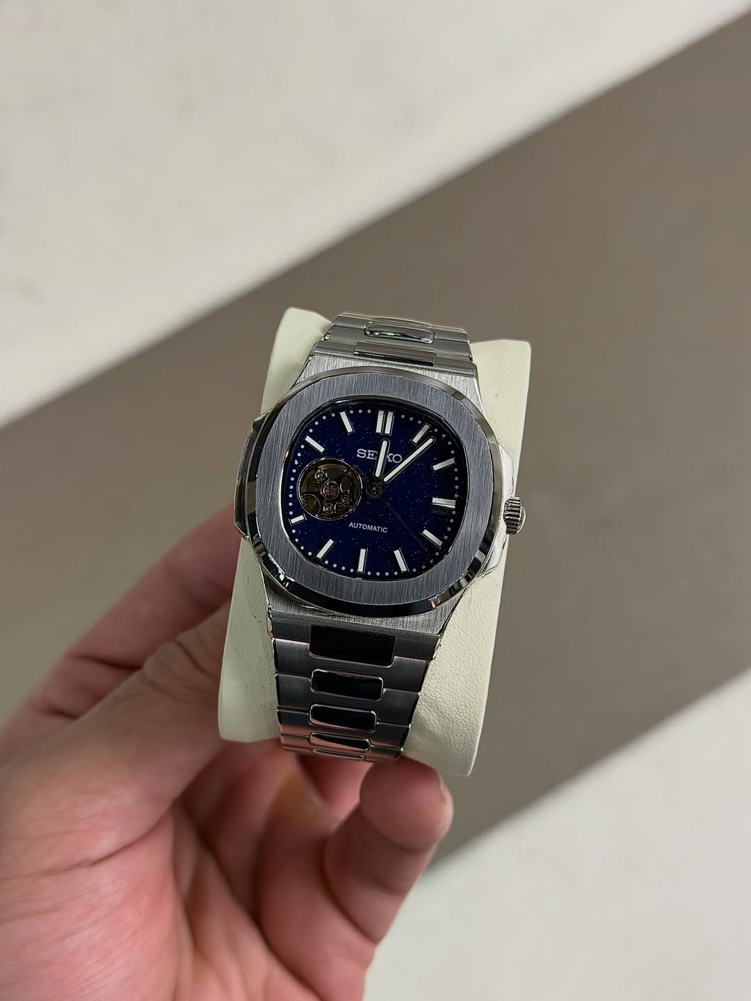 Nautic Blue open heart