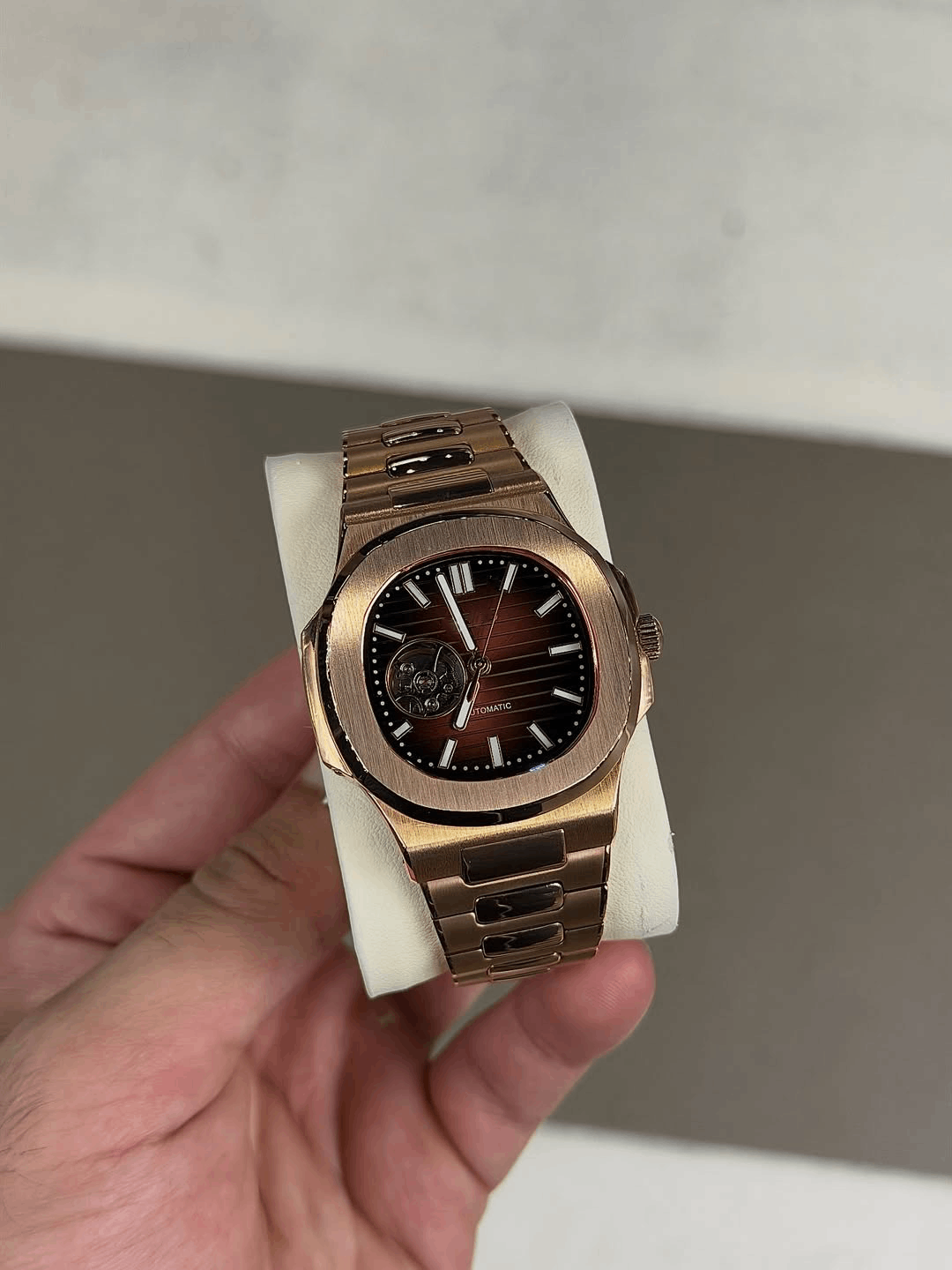 Nautic Rose gold Open heart