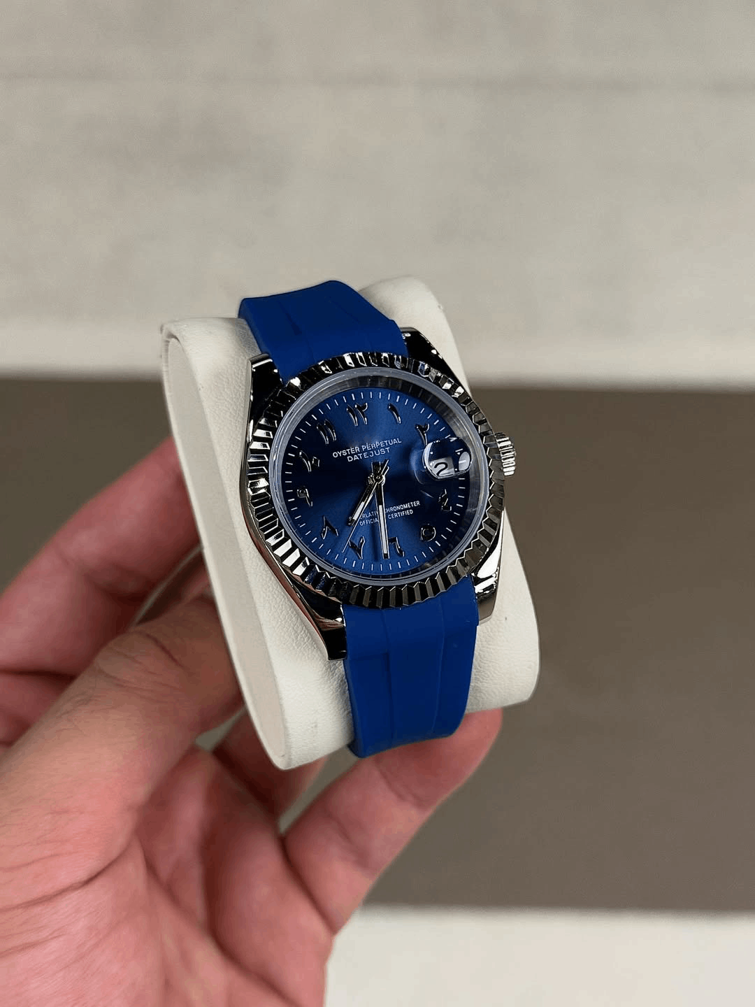 Classic Date Sapphire Blue Flex