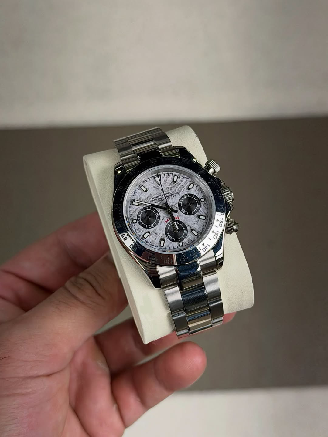 Chronograph Platinum Meteorite Dial