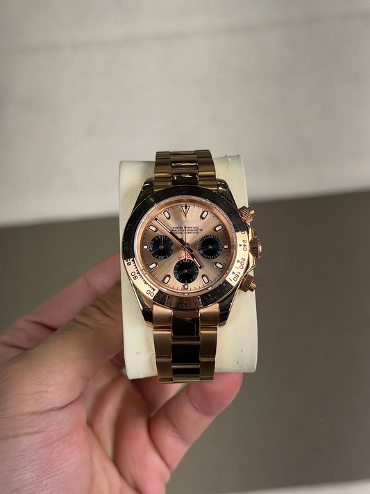 Chronograph Rose Gold Roman Dial