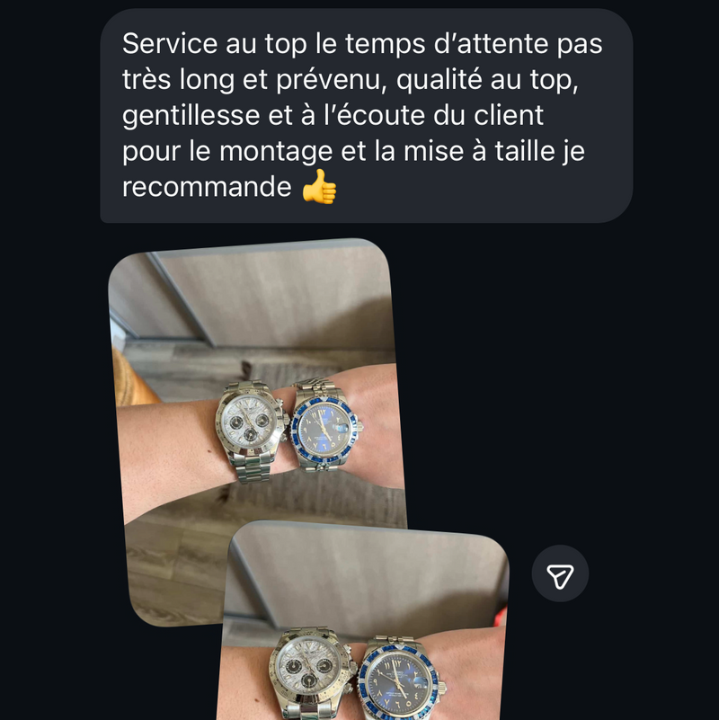 Deux montres, deux heureux